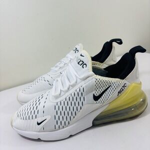 Nike Youth Air Max 270 White Black Running Shoes Sneakers Size 6.5Y 943345-100